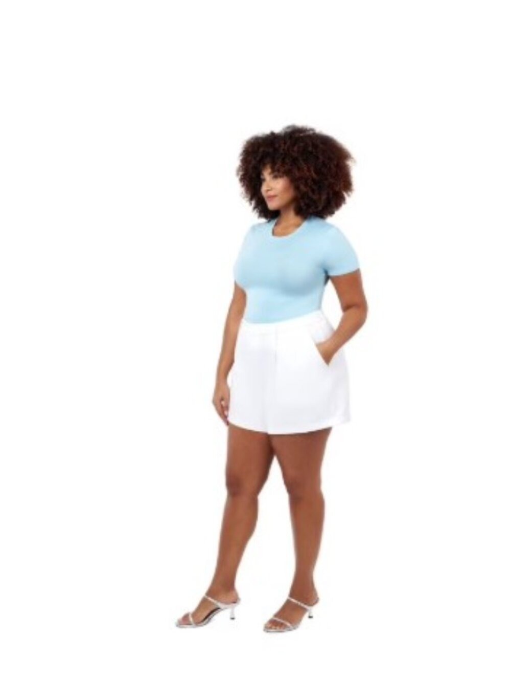 ✨Edited by Remi Bader Women's Trouser Short White Multiple Sizes